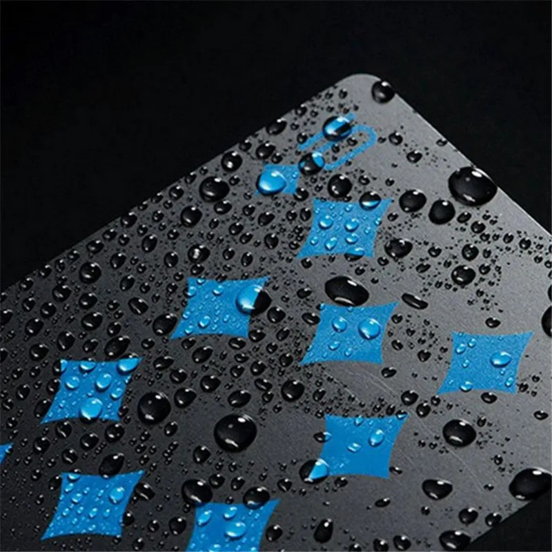 2 коробки/набор качественные ПВХ покерные водонепроницаемые черные игральные