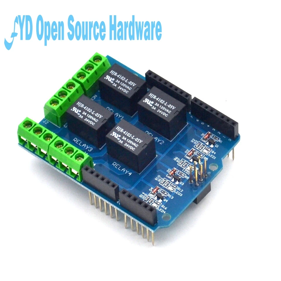 4 Канальный Релейный экран 5 В 1 шт.|module 5v|relay modulemodule relay |