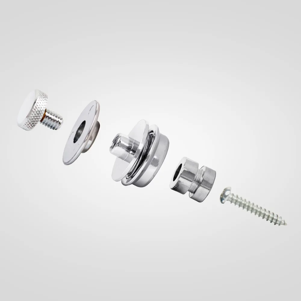 Kmise гитарный ремень Кнопка блокировки безопасности Дизайн Нержавеющая сталь