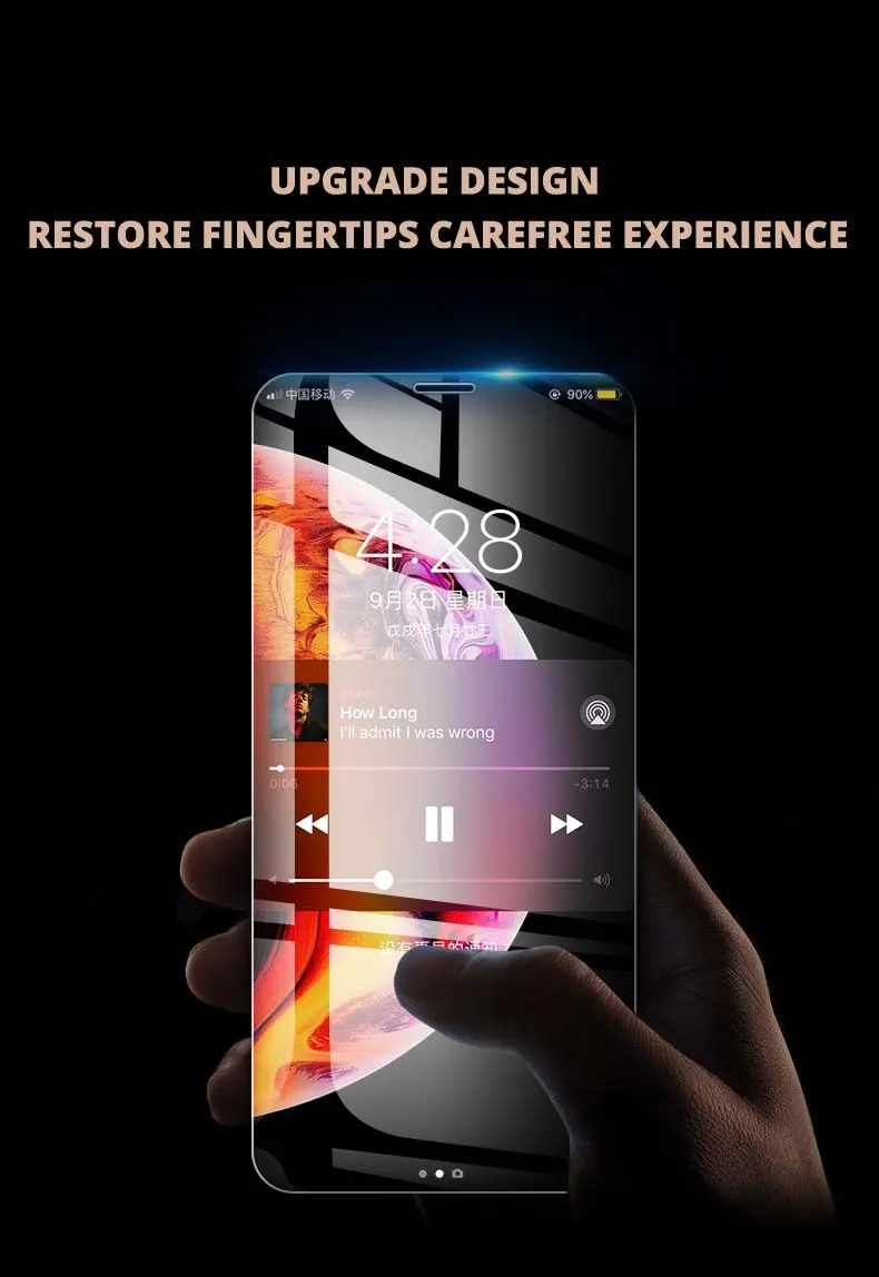 2 шт закаленное стекло для iPhone X XR XS Max Защитная пленка для экрана для iPhone 4 4S 5 5S 6 6 S 7 8 Plus X SE Защитная пленка для стекла