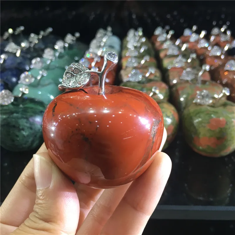 Натуральные камни и минералы кристаллы apple healing рождественские подарки для дома