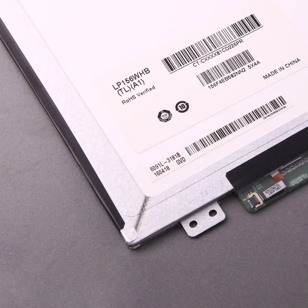 LP156WHBTLA1 15 6 дюймовый 40 контактный 16:9 с высоким разрешением 1366x768 экраны для