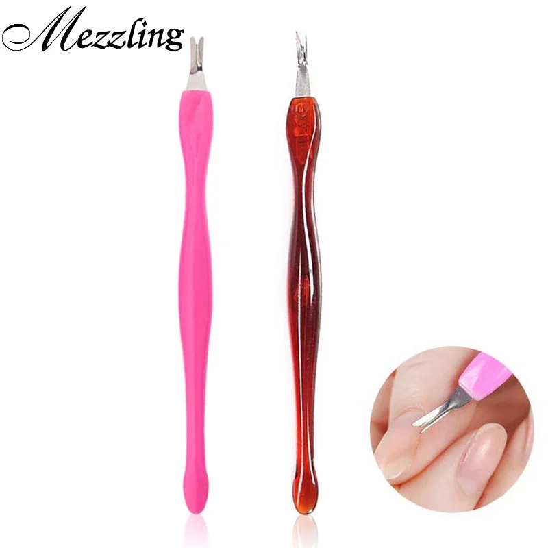 

Hot 1pcs Nail Dead Skin Cuticle Trimmer Peeling Fork Remover Manicure Tools