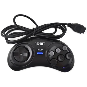 Игровой контроллер для SEGA Genesis, 2 шт., 16 бит, 6 кнопок, геймпад для SEGA MD, игровые аксессуары