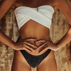 OMKAGI бренд без бретелек Бикини купальник женский сплошной купальник сексуальный купальный костюм с пуш-ап с высоким вырезом пляжная одежда Монокини 2018