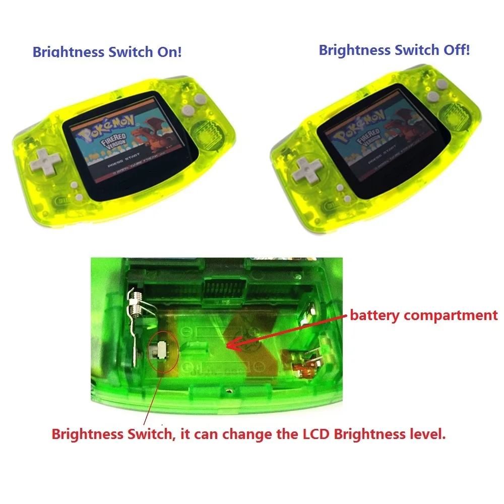 Профессионально Восстановленное для игры мальчиков Игровая приставка GBA с AGS 101