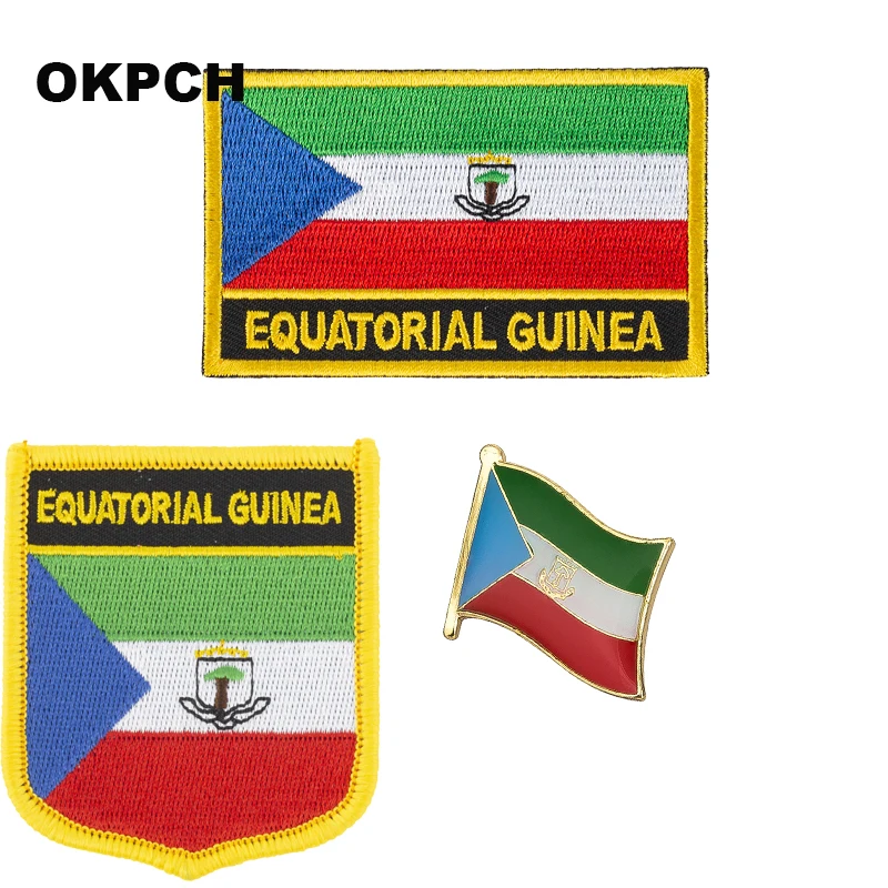 Burkina флаг faso патч знак 3 шт набор патчи для одежды DIY Украшение PT0044 3|Заплатки| |