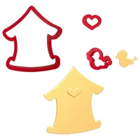 christmas house elk cookie cutter gingerbread house biscuit cutter diy combination set cookie mould for christmas baking cake