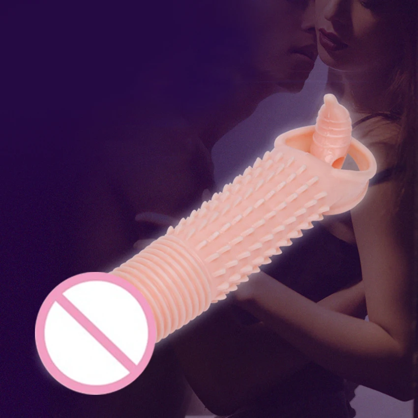 Вибрирующий пенис рукав многоразовые презервативы задержка эякуляции для