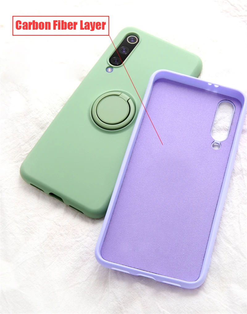 Мягкий силиконовый чехол, чехол для Xiaomi mi 9 SE mi 9 Red mi K20 Pro 9 T, металлическое кольцо-держатель для телефона, силиконовый чехол на Xiaomi mi 9 SE, чехол 9SE
