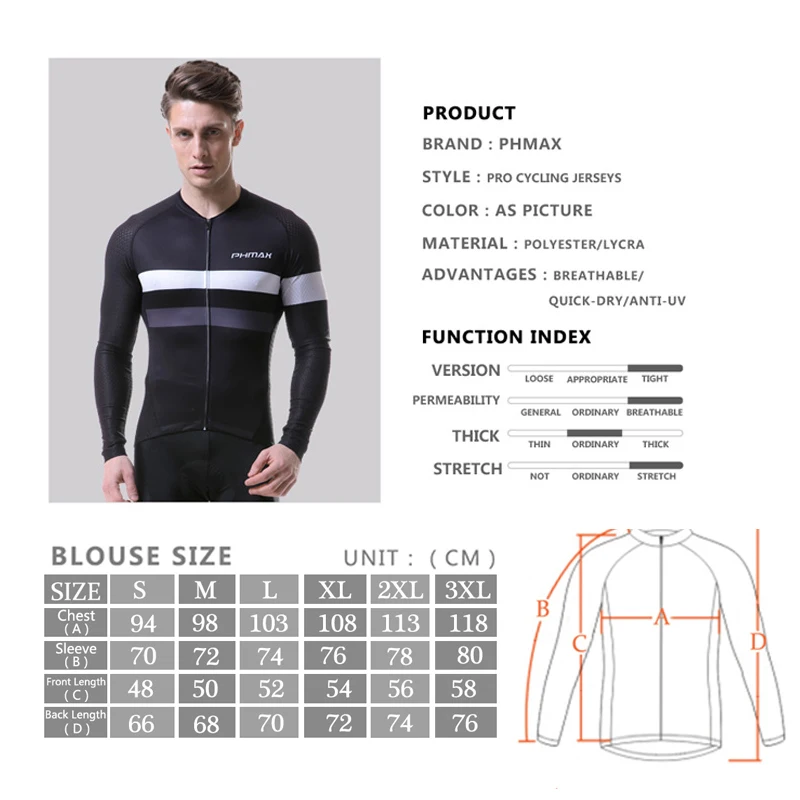 Велосипедная одежда PHMAX MTB Ropa Ciclismo Одежда для велоспорта рубашки мужские