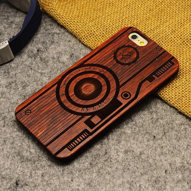 20pcs/lot Hot sale Bamboo Carving Wood Hard Back Wooden Case Cover phone for iphone 5 5S 6 free shipping |