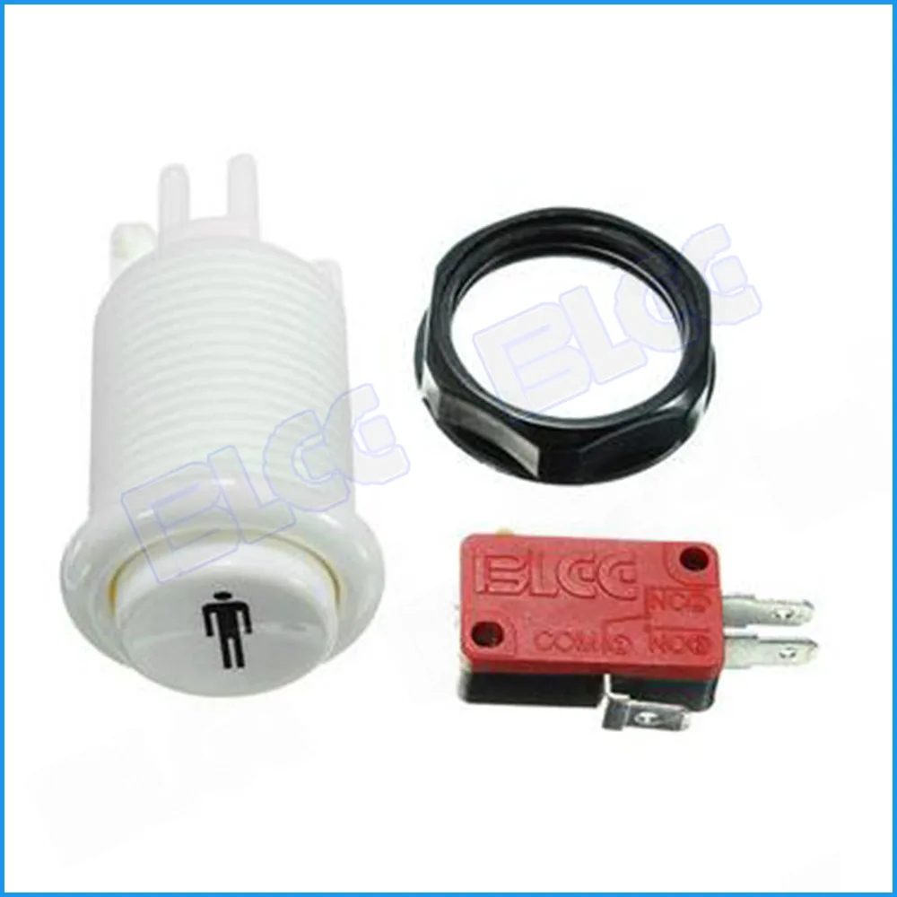 Аркадный кнопочный переключатель 10X в американском стиле для MAME Jamma Game Long Microswitch