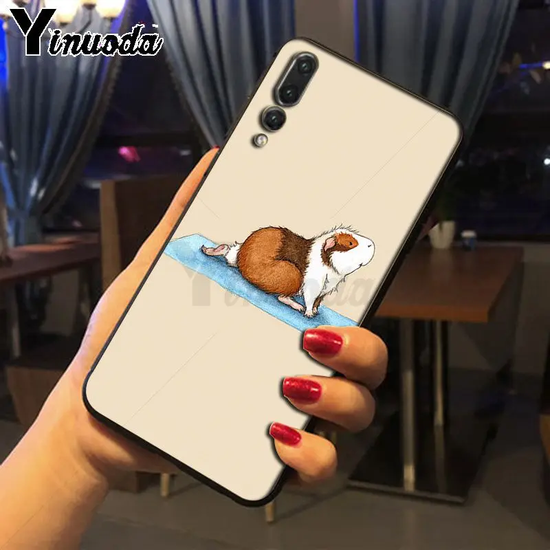 Yinuoda мягкий чехол для телефона с рисунком морских свинок йоги Huawei P20pro mate10 p10plus honor8x