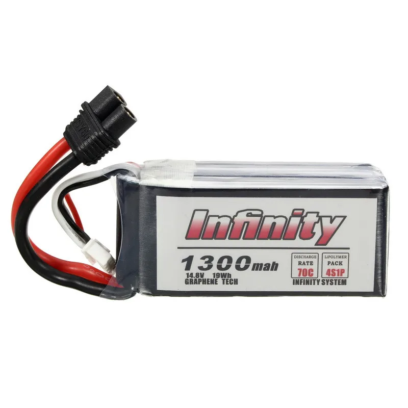 Пакетный Аккумулятор для Infinity 4S 14 8 V 1300mAh 70C Graphene LiPo XT60 SY60 с поддержкой 15C повышающего заряда Радиоуправляемый