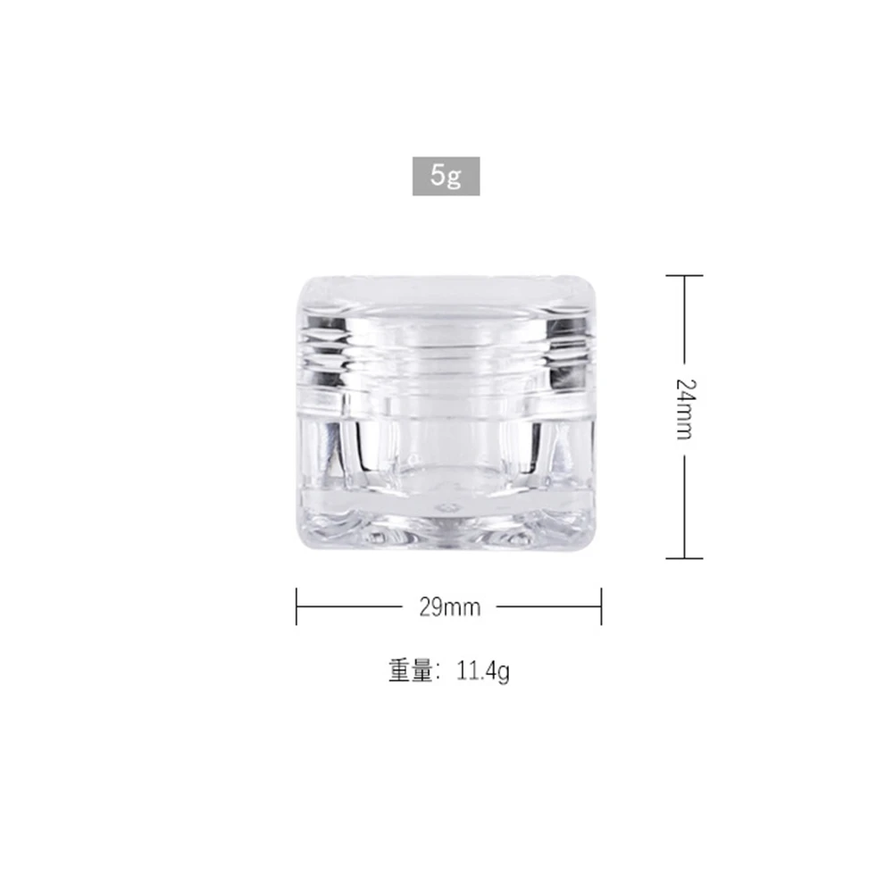 1 шт. 5g косметическая пустая банка горшок для теней контейнер макияжа и крема лица