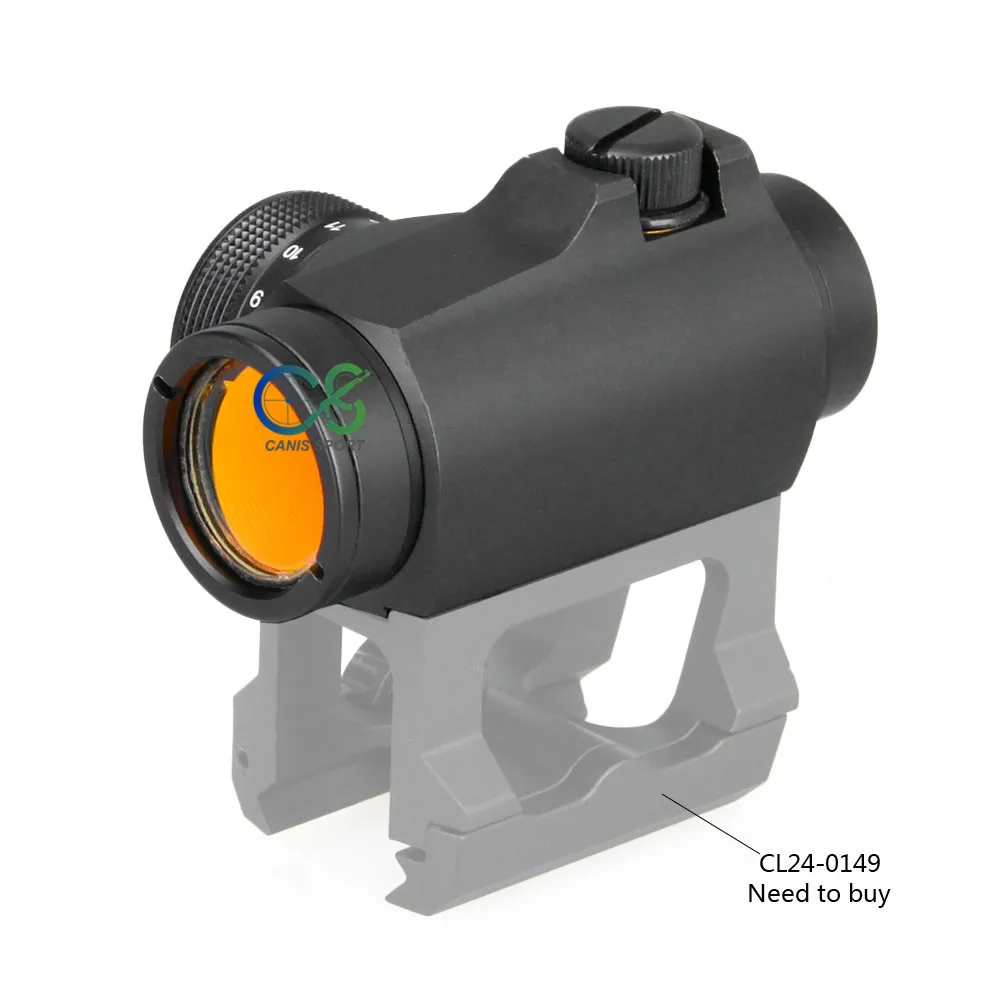 RD-M PPT Red Dot Тактический 2MOA красный точечный прицел компактный Красный точечный прицел 1x20 мм для наружного охотничьего gs2-0106 - Цвет: RD-M