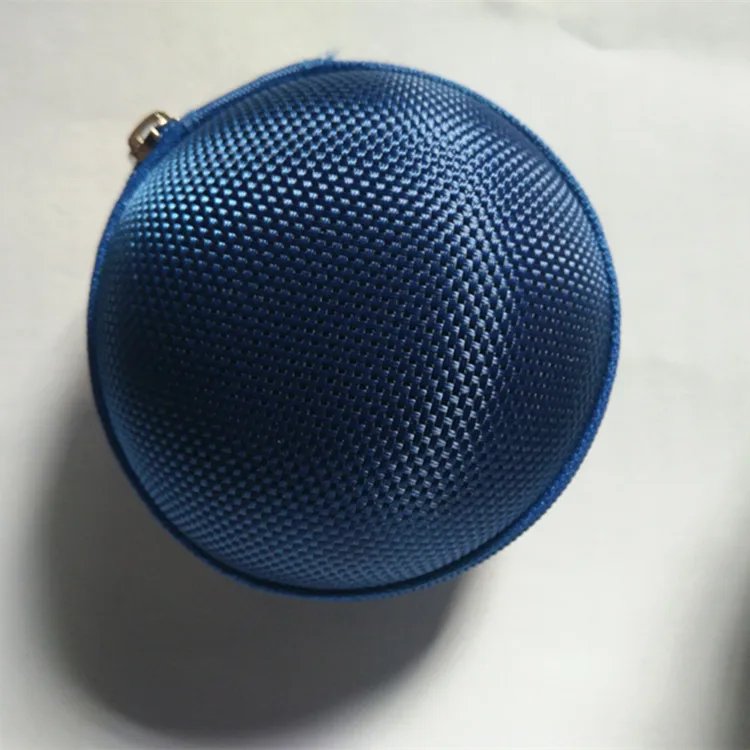 dark blue LASPERAL Мини молния Жесткий Чехол для наушников CanvasEarphone коробка для хранения USB кабель Органайзер переносной Кошелек для монет сумка для переноски - Цвет: dark blue