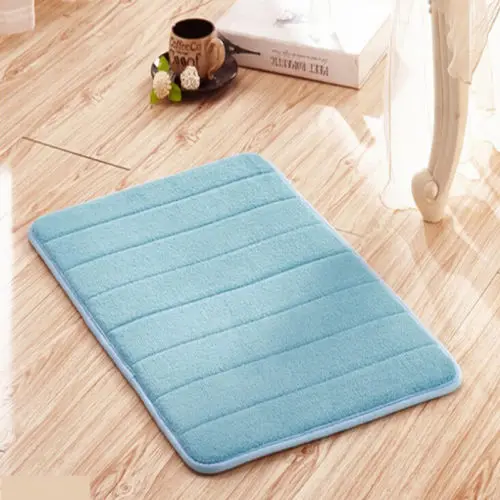 Light Blue Новейший горячий нескользящий душ ковер для ванной комнаты мягкая пена для душа с памятью формы ванны - Цвет: Light Blue