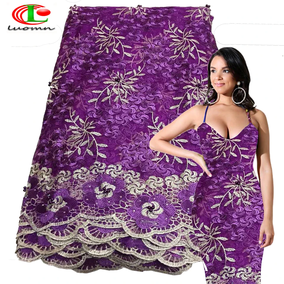 Французская кружевная ткань в нигерийском стиле ткани 2018 афро тюль кружевной