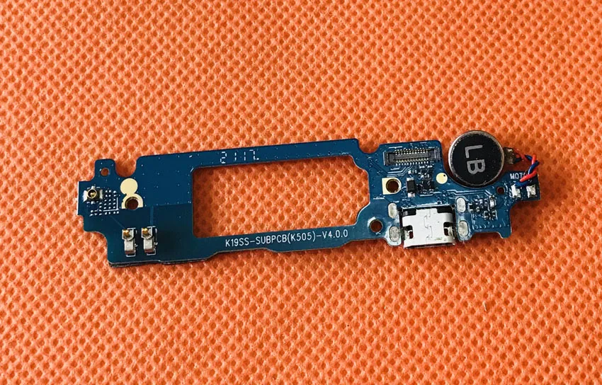 Б/у оригинальная зарядная плата с usb разъемом + микрофон для Vernee Thor E MTK6753 Octa Core 5 0