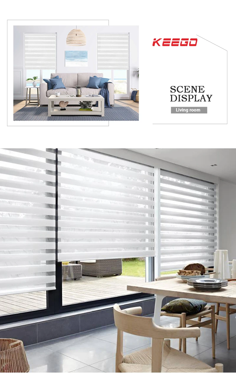Регулируемые Sunlight Home Ochre valance двойные рулонные жалюзи Зебра жалюзи индивидуальные жалюзи