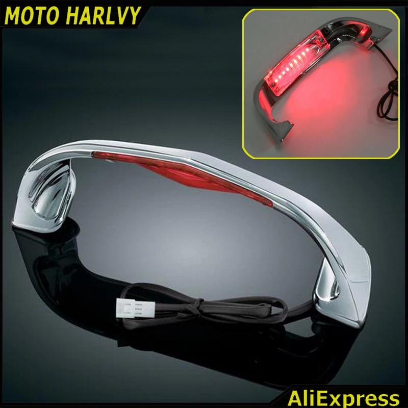 

Chrome ABS Trunk Handle Light LED For Honda Goldwing GL 1800 01-16 12 13 14 15