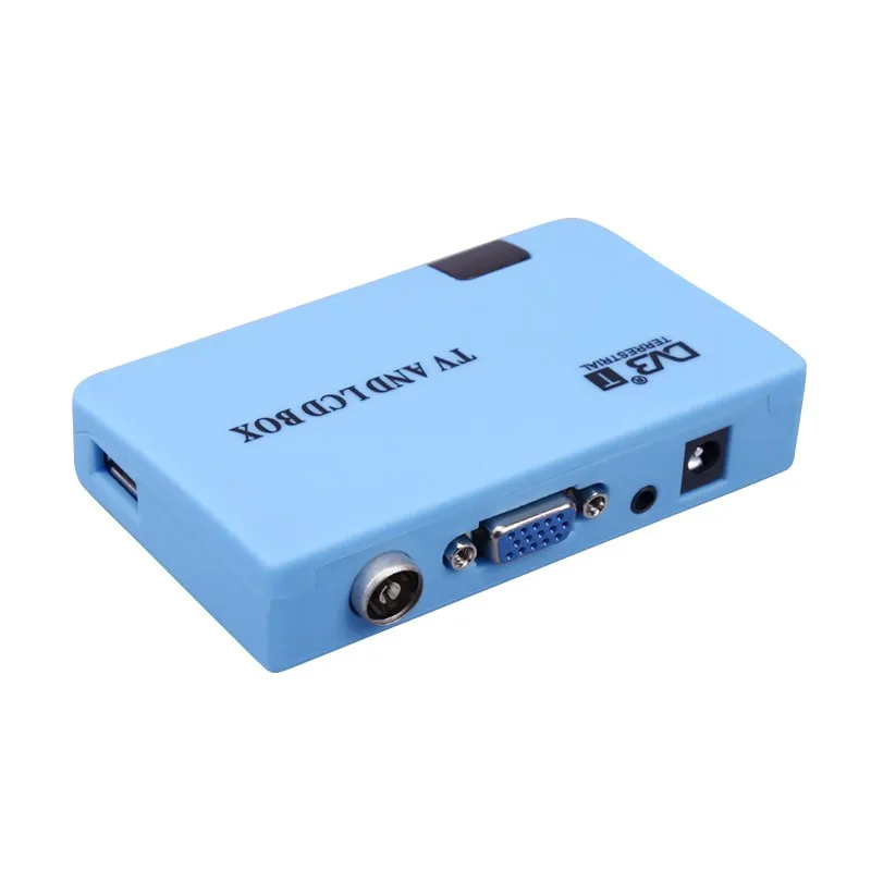 ТВ приставка VGA DVB T тюнер для ПК приемник HD 1080P с пультом дистанционного