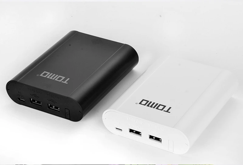 TOMO M4 4x18650 литий-ионный USB интеллектуальное зарядное устройство портативный lcd Мобильный Внешний Аккумулятор Чехол с двумя выходами умная зарядка
