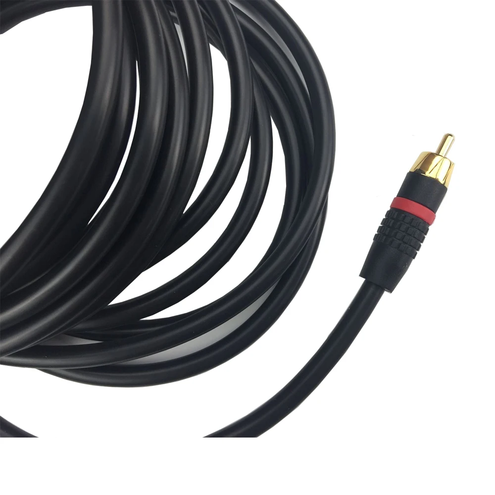 Цифровой коаксиальный аудиокабель 5 м аудио-кабель шнур для сабвуфера кабель с
