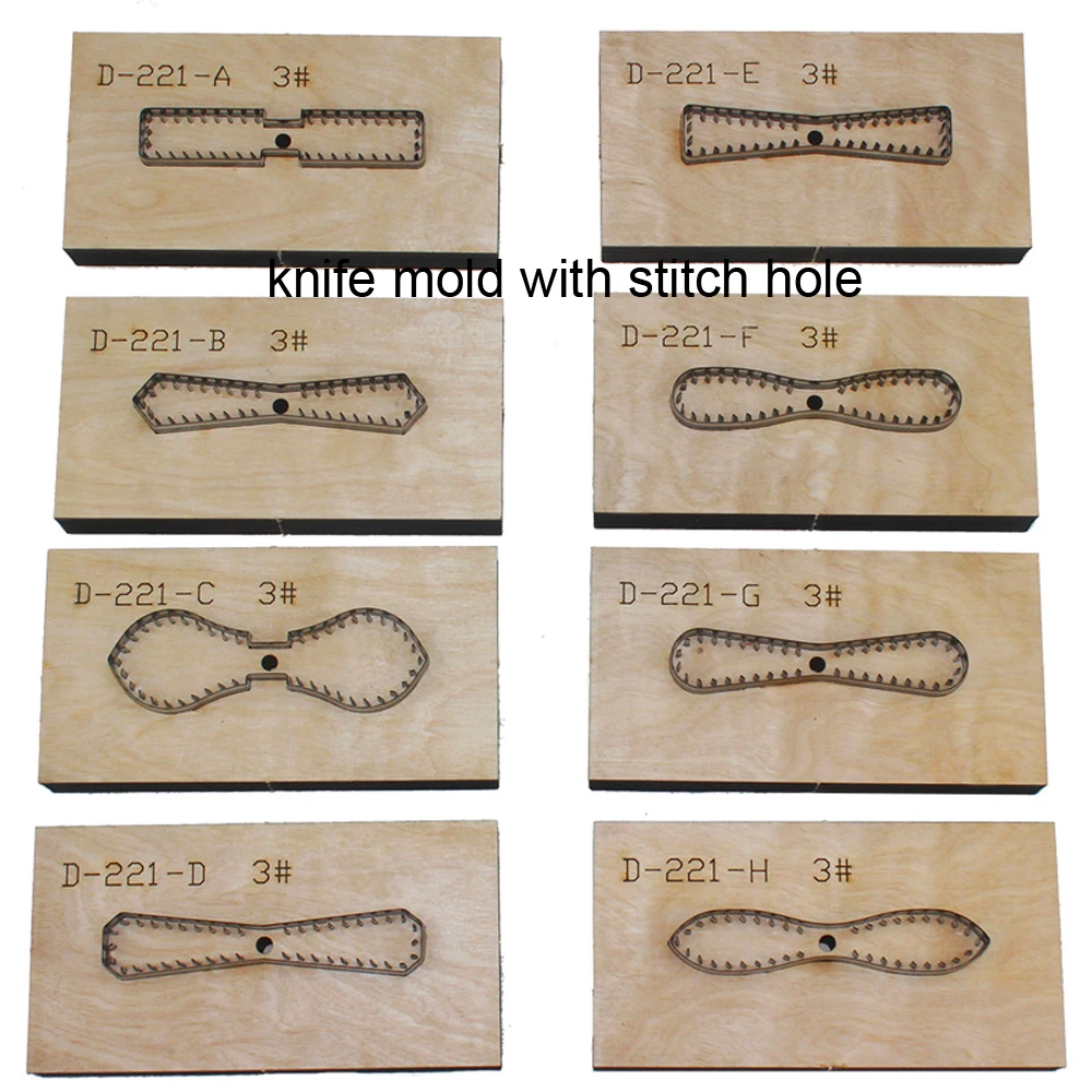 

DIY leather craft 3# 5# zipper head die cutting knife mould hand punch tool