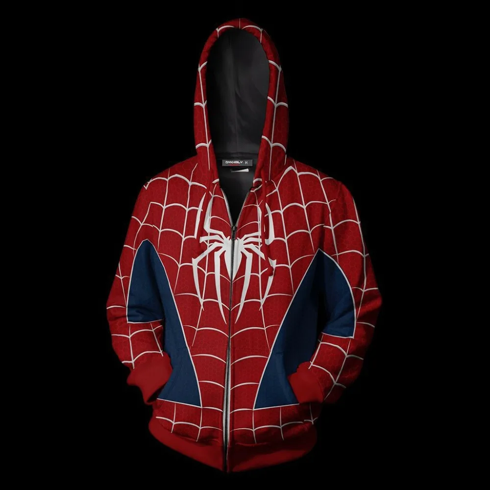 PS4 Scarlet Spider Spider-Man3 Косплей Костюм Raimi толстовка с символикой Человека-паука 3D