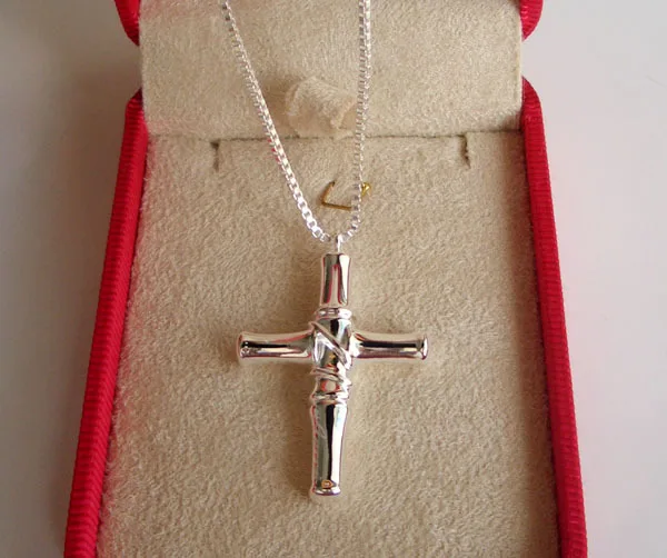 g010 High-quality G Design necklace with bamboo cross charm | Украшения и аксессуары