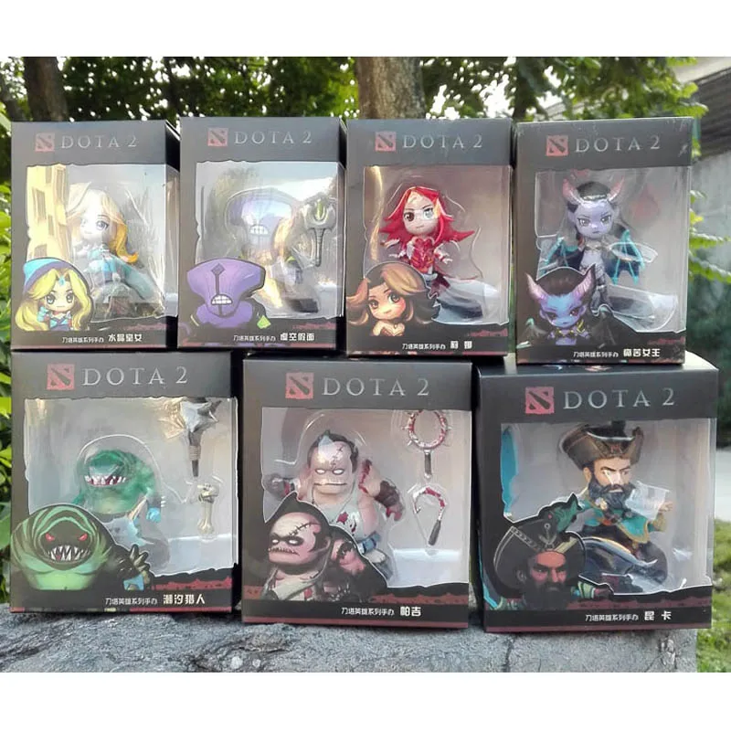 Фигурка игры Kunkka Lina Tidehunter Коллекционная модель ПВХ экшн-фигурки игрушки в