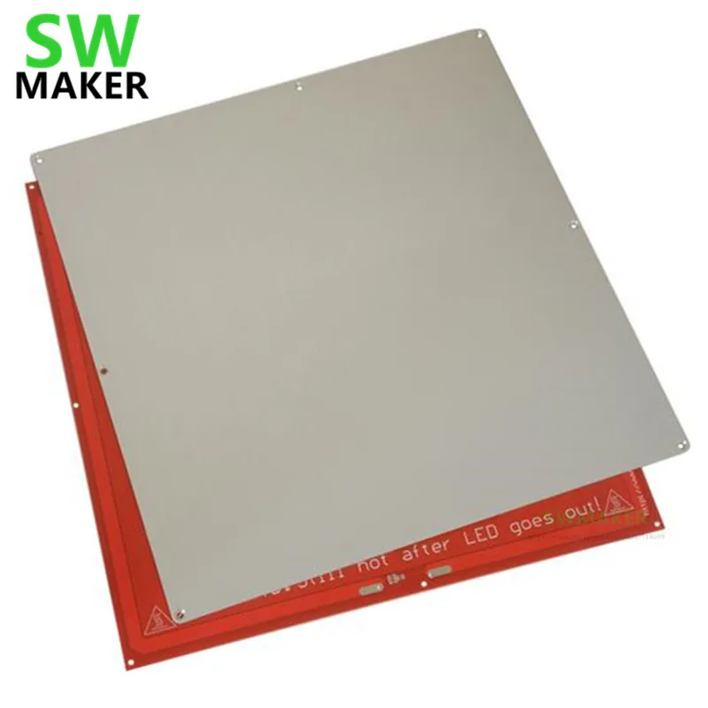 Adodized Алюминий кровать с подогревом алюминиевая плита горячего отжига 330x330 мм для