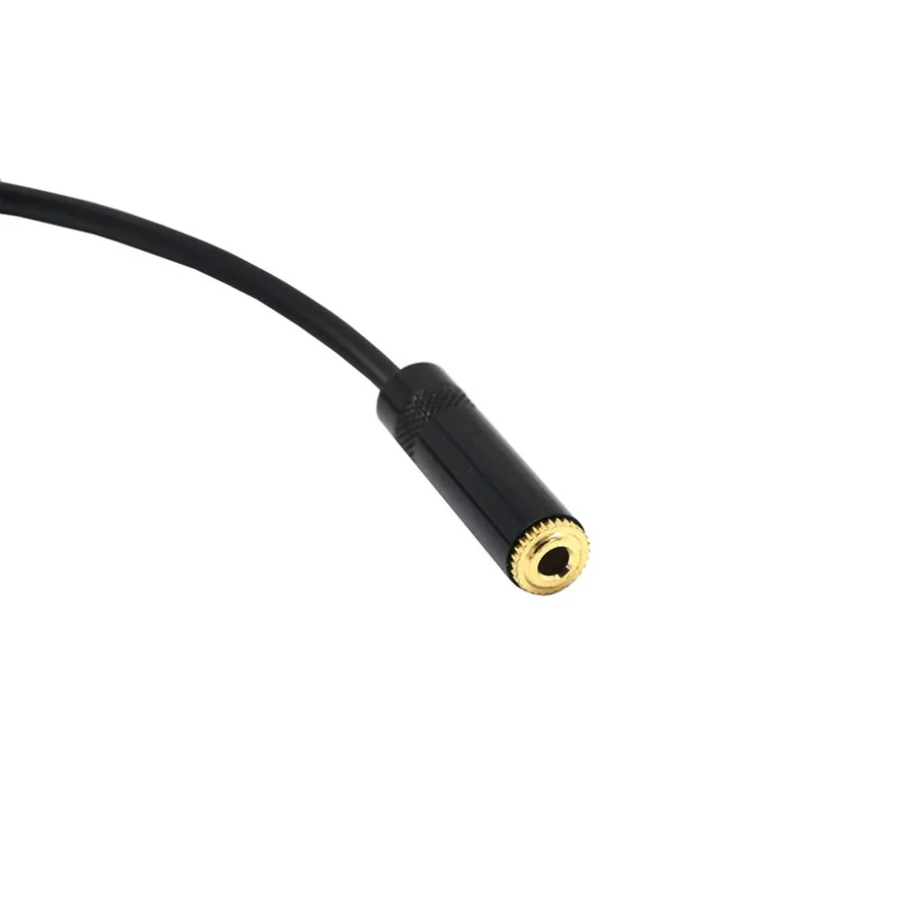 Чистое золото 3 5 стерео разъем к 2 Phono RCA адаптер гнезд кабель Женский 2rca 0.2mi аудио