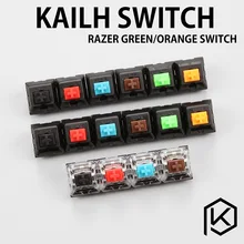 kailh switch 3pin  blue red black brown green orange  for custom mechnical keyboard xd64 xd60 eepw84 gh60 tada rgb 87 104 zz96