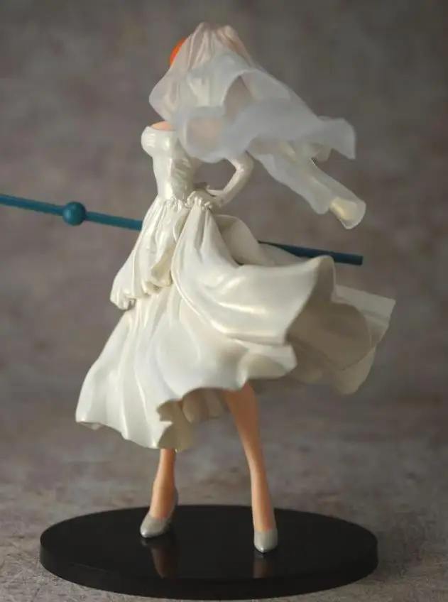 Аниме цельнокроеный нами белое свадебное платье фигурку ПВХ Коллекционная