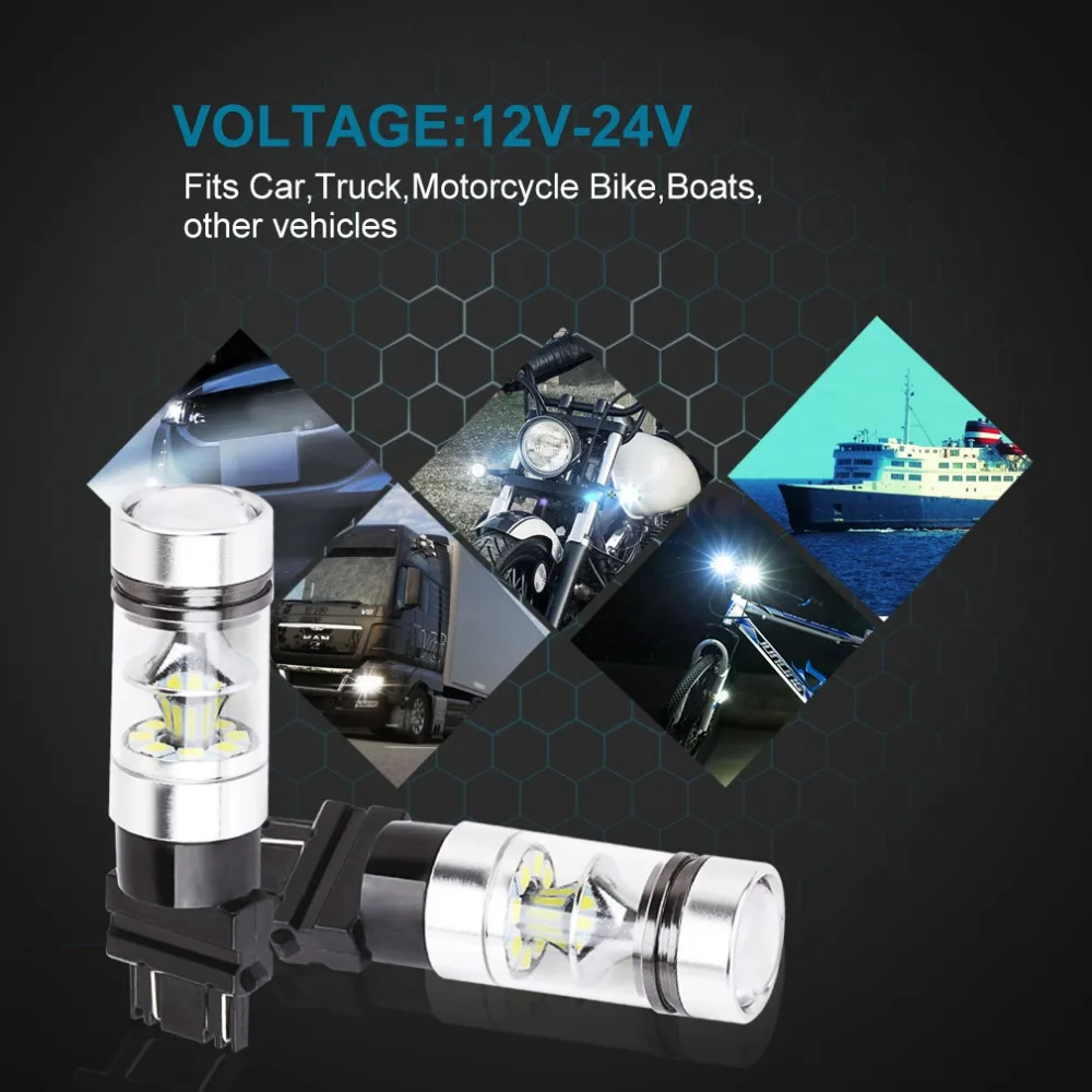 Светодиодная лампа T25 3157 высокой мощности 2 шт. 3030 20 SMD P27/7 Вт светодиодная для