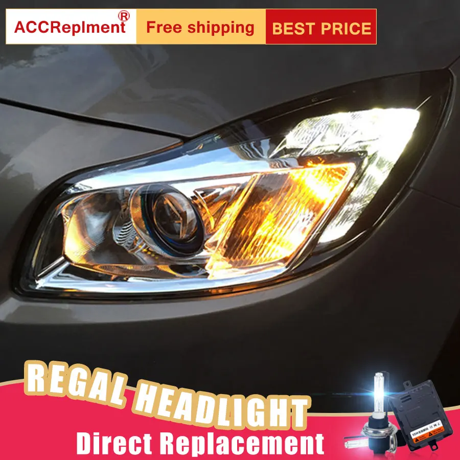 2 шт. светодиодный ные фары для Buick Regal 2009 2013 Автомобильные ангельские глазки
