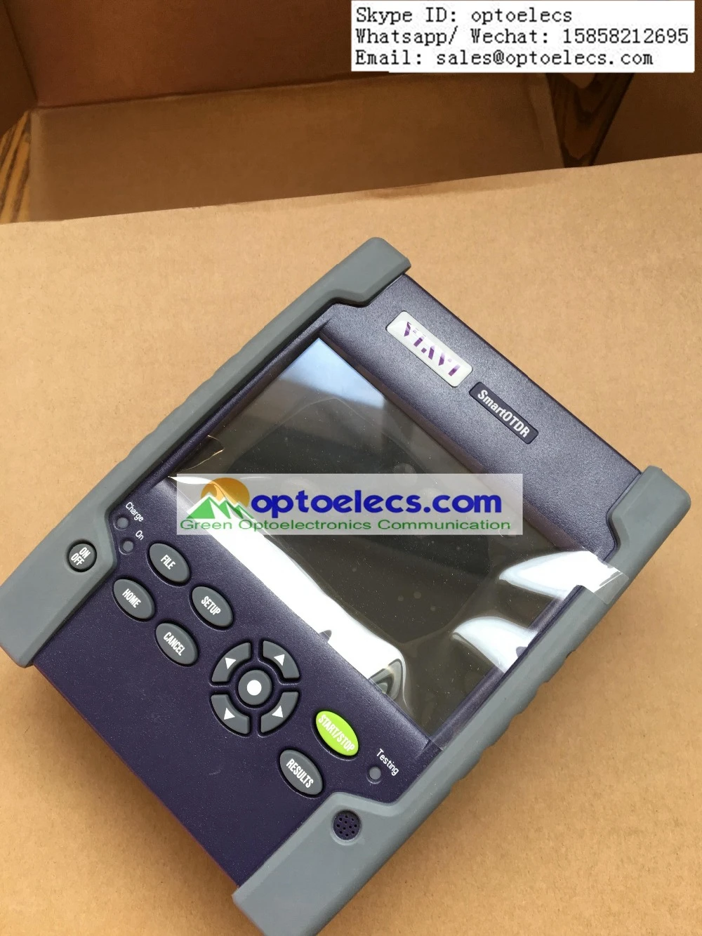 DHL JDSU/Viavi smartotdr 100A SM OTDR с E126A модуль 1310/1550nm динамический 37/35dB вспышка Многоязычный интерфейс
