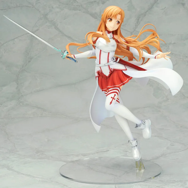 Sword Art Online Asuna Action Figure 1/8 scale painted figure Fighting Ver. Yuuki PVC Toy Brinquedos Anime | Игрушки и хобби