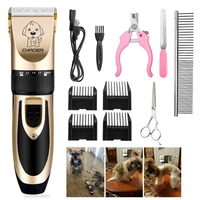 electric dog clippers hair grooming scissor dogs cutter rechargeable cordless shaver low noise haircut tool trimmer for dogs