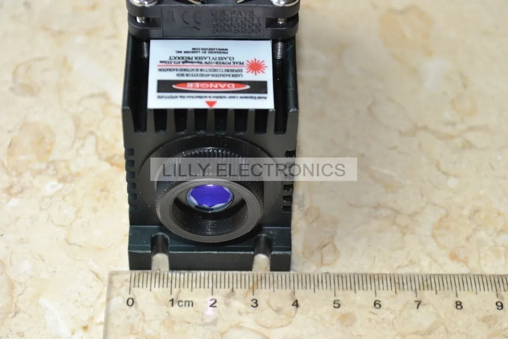 Регулируемый лабораторный инфракрасный лазерный точечный модуль 808nm 2000 мВт 2 Вт/3