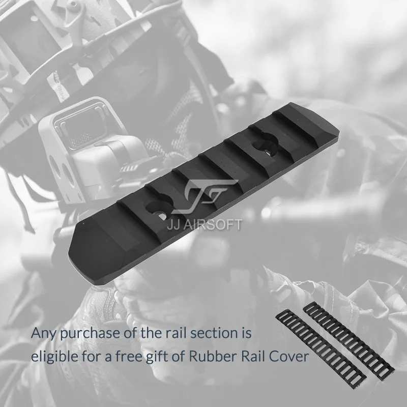 

ACI 7-Slot 7 Slot KeyMod Rail CNC Lightweight (Black/Red/Tan/Silver) Buy One Get 2pcs FREE Rail Cover