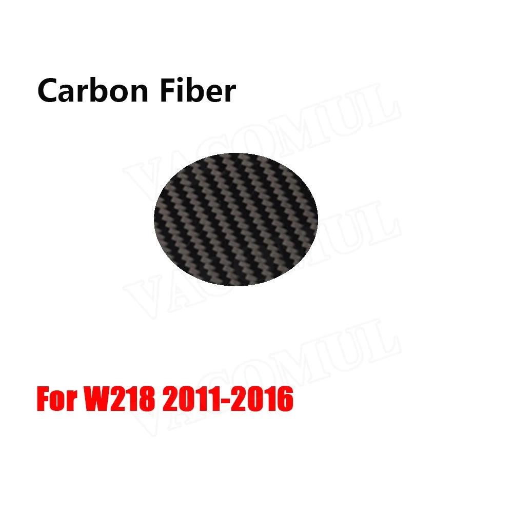 Carbon 2011-2016 Класс CLS углеродного волокна и FRP боковые юбки фартук наборы для тела Mercedes Benz W218 CLS550 CLS400 2011- стайлинга автомобилей - Цвет: Carbon 2011-2016