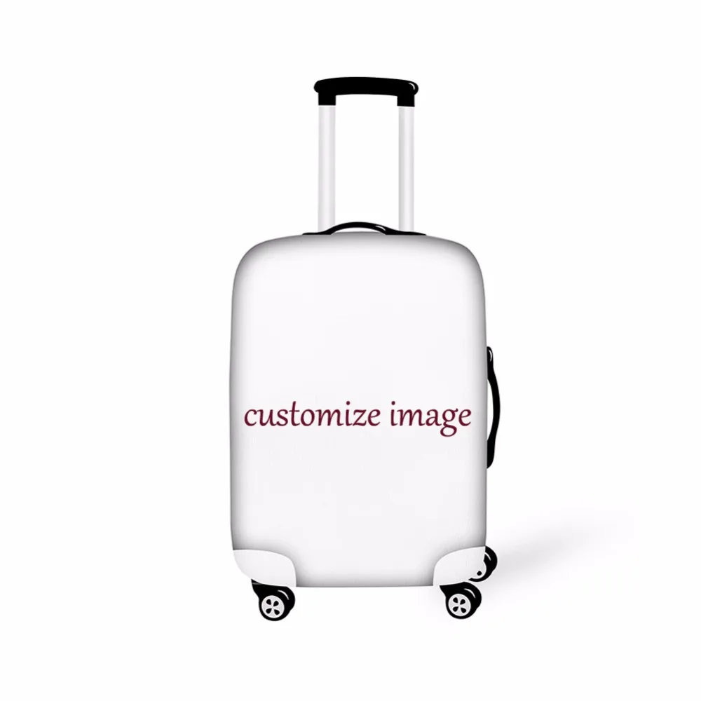 

NoisydesignsWaterproof Travel Luggage Cover Dog Pattern Travel Suitcase Cover Spandex 18-30inch Trunk Case Cover