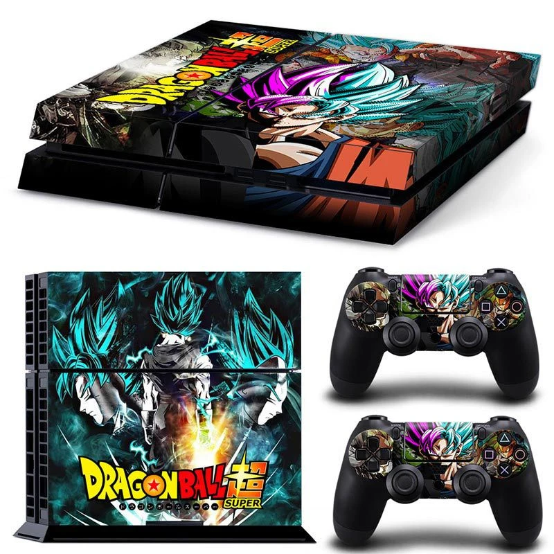 6977 Dragon Ball Супер Сон Гоку виниловая Обложка Наклейка PS4 кожа для sony playstation 4 консоли и 2 контроллера Защитная Наклейка - Цвет: 6977