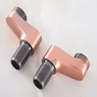 2 шт., винтажный Ретро античный красный медный смеситель для ванной комнаты с регулируемыми поворотными рычагами aba700