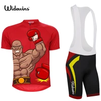 cycling jersey boxing men red black racing sport bike jersey tops shorts set bicycle cycling clothing ropa ciclismo summer 5181